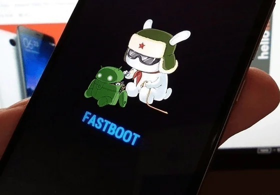 小米手机 Fastboot 模式界面（旧版）